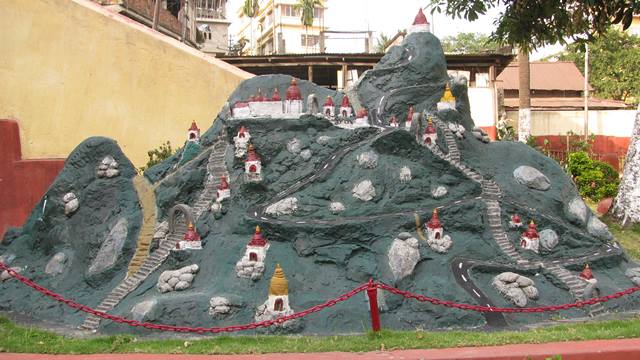 Concrete model of Kamakhya Temple, Guwahati, Assam