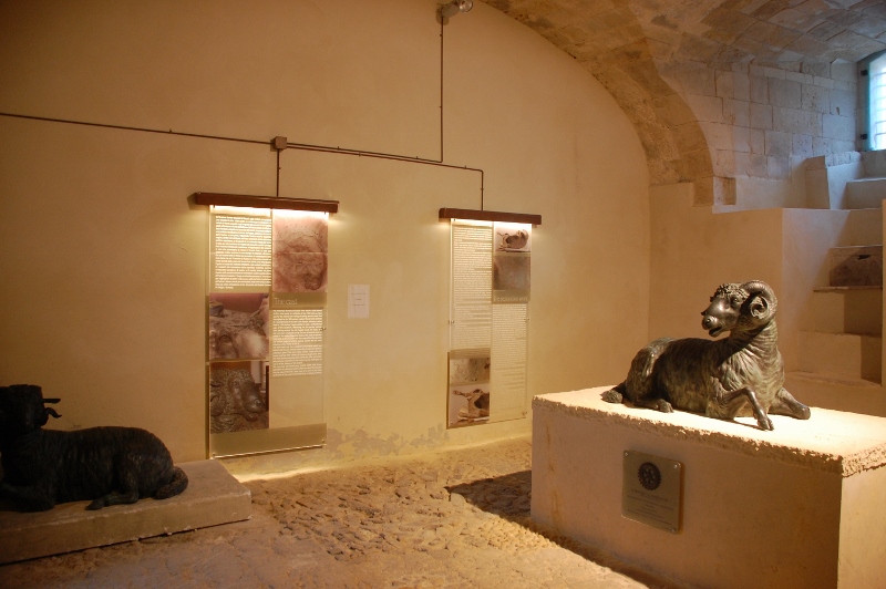Museum inside ehe Maniace Castle, Syracuse Italy
