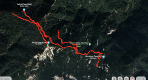 Naina Peak Trek Map